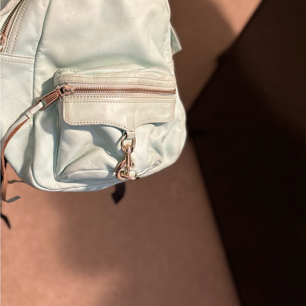 Rebecca Minkoff Light Blue Leather Backpack